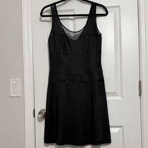 Chic Black Sleeveless Mini Dress
